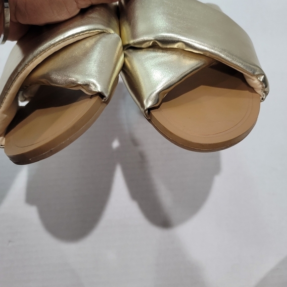 ASOS Design Flock Padded Flat Sandals Size 7 - Picture 5 of 11